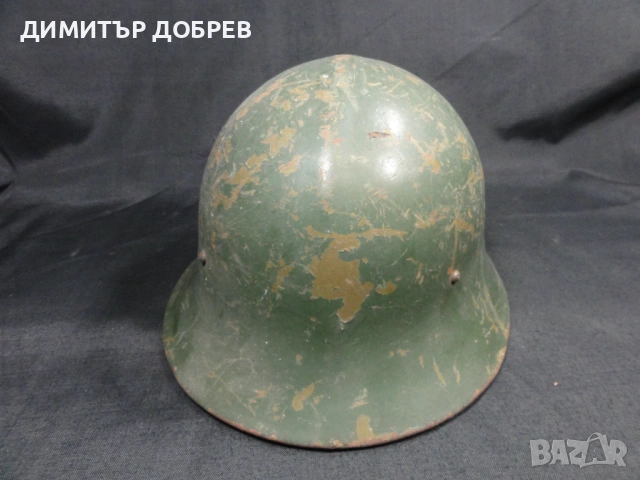 СТАРА БЪЛГАРСКА ВОЕННА КАСКА ШЛЕМ М36, снимка 4 - Антикварни и старинни предмети - 53964764