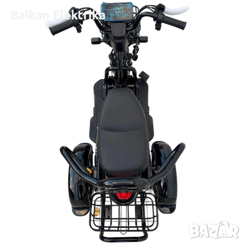 Електрическа Триколка PUDDING 1800W - Черна, снимка 4 - Мотоциклети и мототехника - 54263264