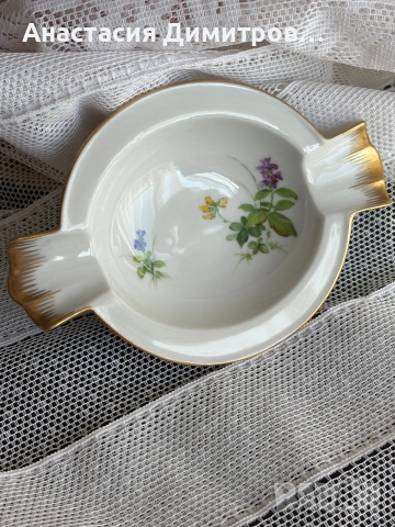Пепелник Meissen, снимка 2 - Други ценни предмети - 55153021