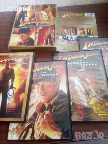 4 DVD Indiana Jones/Индиана Джоунс комплект