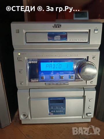 уредба Микро Hi-Fi система JVC CA-UXP6R , снимка 2 - Тонколони - 52592739