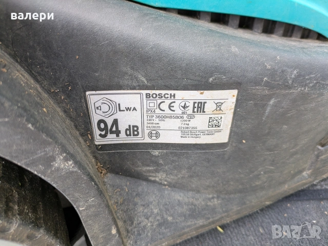 електрическа косачка Бош, снимка 4 - Градинска техника - 54254610