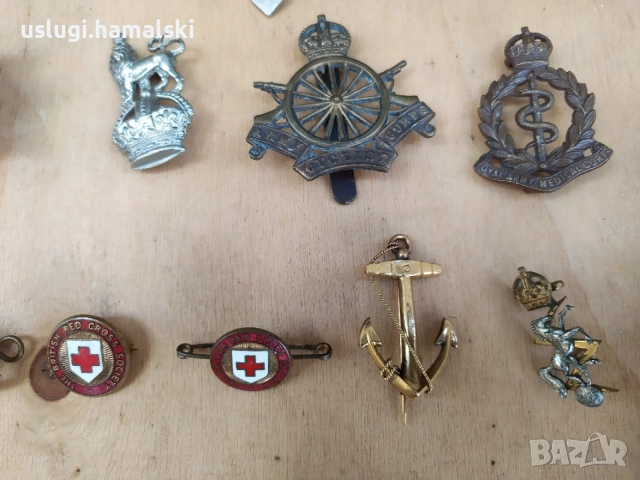 Лот стари военни нагръдни знаци, снимка 5 - Антикварни и старинни предмети - 55161368