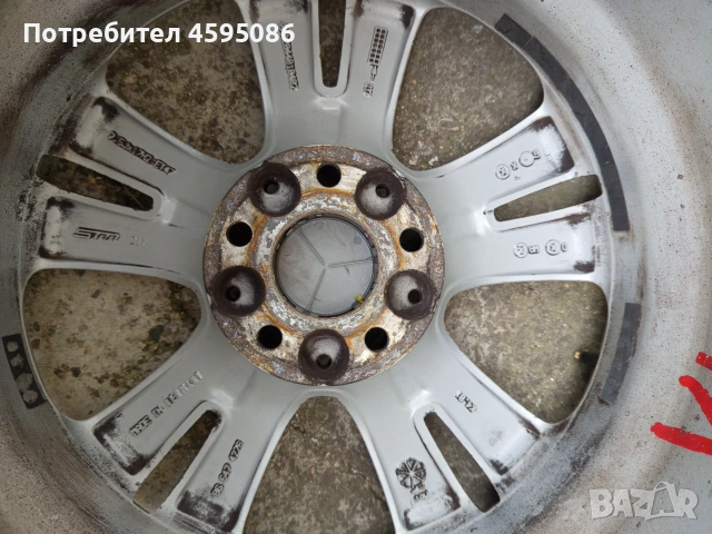 OEM джанти 17 5x112 Mercedes C-class w204, снимка 5 - Гуми и джанти - 55257152
