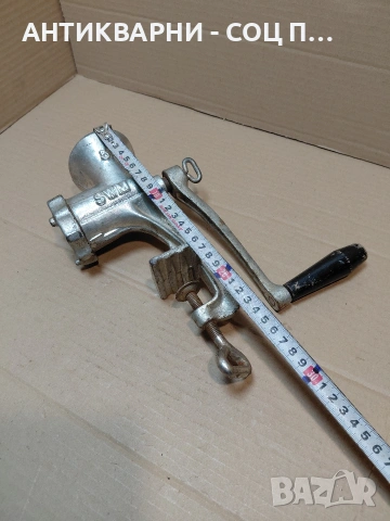 Соц Стара Месомелачка 2.250кг. НОМЕР 552., снимка 11 - Антикварни и старинни предмети - 54323466