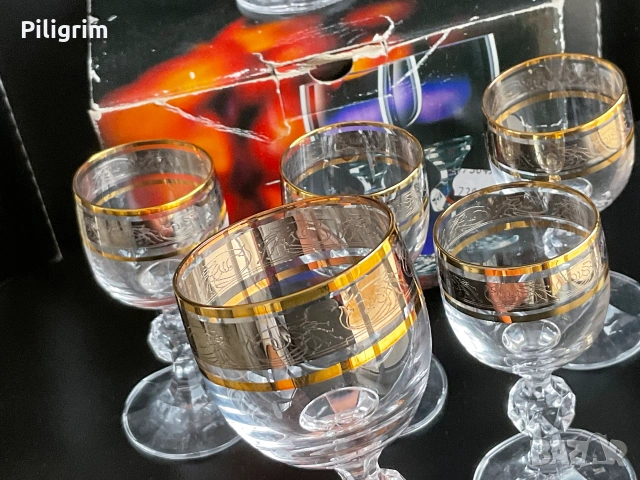 Чаши за ликьор “Bohemia”, Claudia, 6 x 50 ml., снимка 3 - Сервизи - 55175684