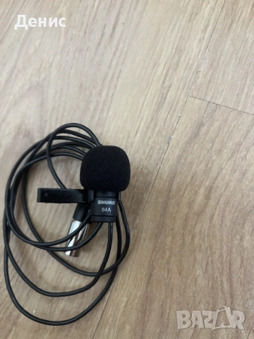 Микрофон брошка SHURE 84A, снимка 2 - Микрофони - 55697776