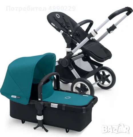 Bugaboo Buffalo 2 в 1 детска/бебешка количка (модел 2017) с аксесоари, снимка 2 - Детски колички - 55337820