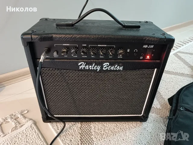 Harley Benton електрическа китара + усилвател + пълен комплект, снимка 2 - Китари - 55675266
