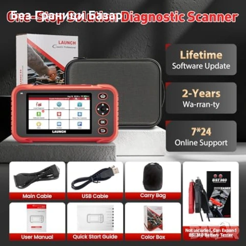 Нов OBD2 диагностичен уред LAUNCH CRP129i V3 5 инча WiFi Auto VIN кола, снимка 8 - Друга електроника - 54045592