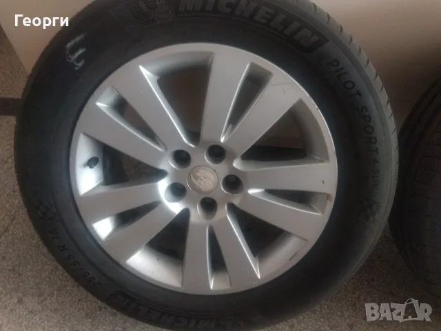 Джанти с гуми оригинални за Subaru Tribeca/Outback 18х8JJ OFF55,, снимка 3 - Гуми и джанти - 55570028