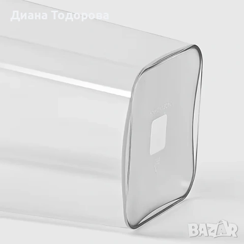 Прозрачна цветарска квадратна канта-3 размера, здрава, снимка 4 - Декорация за дома - 55159245