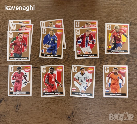 Продавам/Разменям: Екстра стикери от световното на Panini World Cup 2026, снимка 7 - Колекции - 55175355