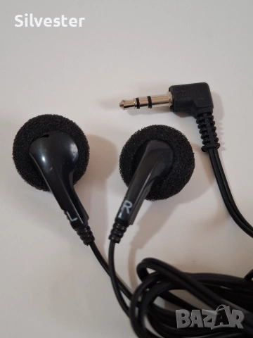 Три броя Черни слушалки със и без сгъваем двоен Audio jack / аудио джак 3.5 мм., снимка 10 - Слушалки, hands-free - 55225241