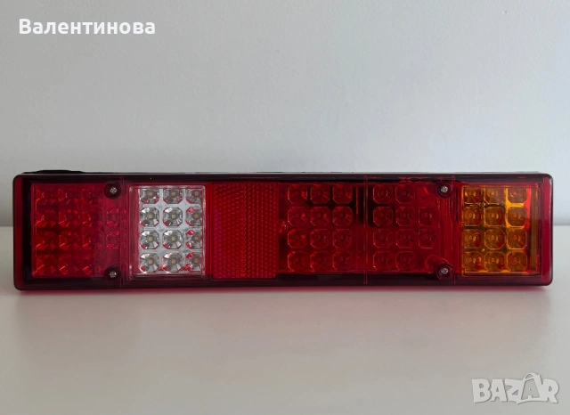 Комплект LED стопове 60 диода 12V 5 функции за бус, камион, ремарке, снимка 7 - Аксесоари и консумативи - 54367310