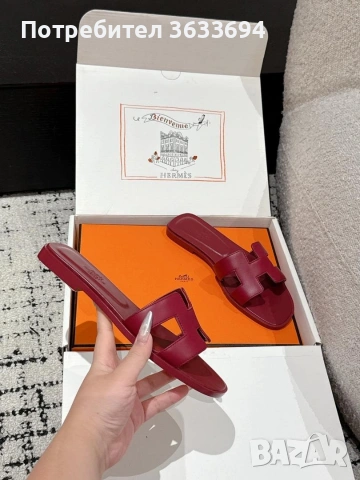 чисто нови чехли Hermes, снимка 5 - Чехли - 55115881