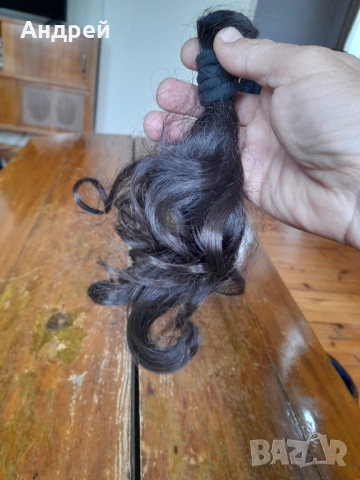 Стара естествена коса #16, снимка 2 - Други ценни предмети - 54174422