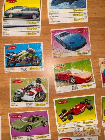 Картинки от дъвки Turbo Kent, снимка 9 - Други ценни предмети - 54992467