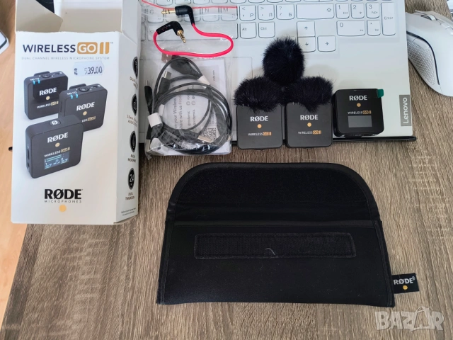 Микрофони: Rode Wireless GO II + Rode Lavalier Go - комплект