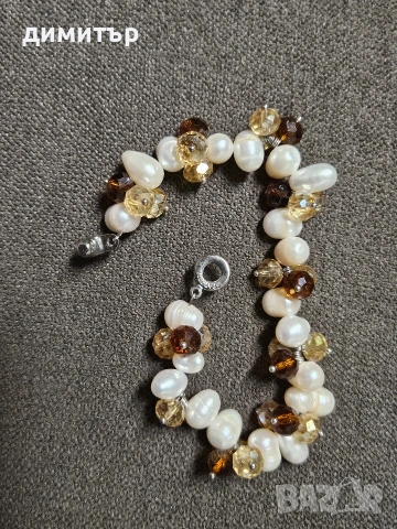 Перлена гривна - нова , снимка 3 - Гривни - 54284136