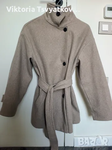 Нови палта Zara и кожено яке - перфектно състояние, снимка 14 - Палта, манта - 55619259