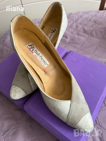 Обувки Hush Puppies, естествена кожа и естествен велур