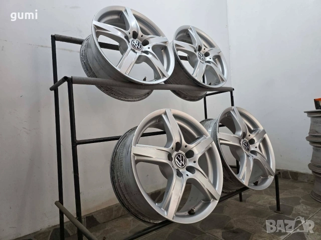 4бр 16ски джанти за VW 5х112мм A161474, снимка 6 - Гуми и джанти - 55021109