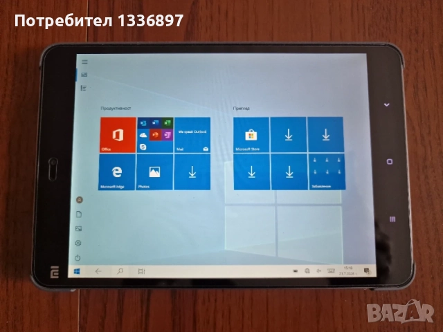 Таблет Xiaomi Mi Pad 2 с Windows 10, снимка 9 - Таблети - 55363042