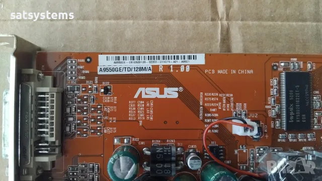 Видео карта ATi Radeon Asus A9550GE 128MB DDR 128bit AGP, снимка 7 - Видеокарти - 55335727