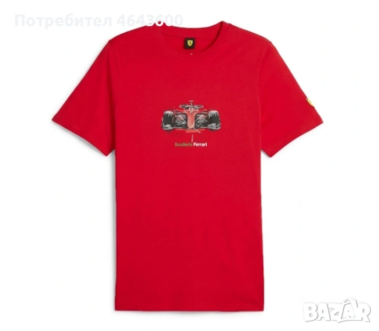 Мъжка тениска PUMA X Scuderia Ferrari Race Graphic