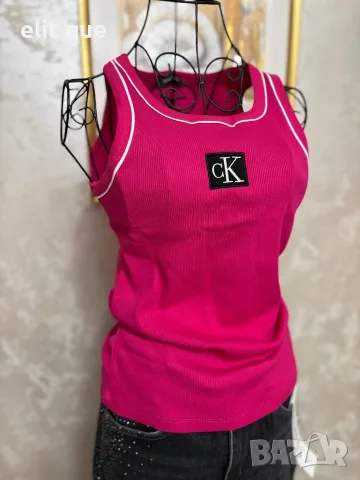 потник с бродирано лого calvin klein , снимка 4 - Потници - 55670233