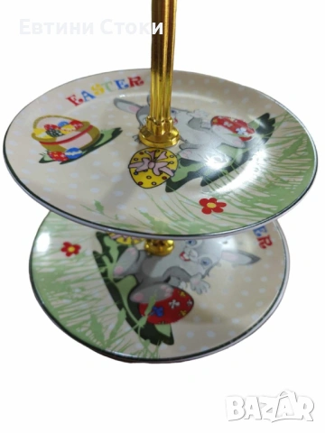 Великденско тройно плато „Зайче и яйце“, снимка 7 - Други - 54059051