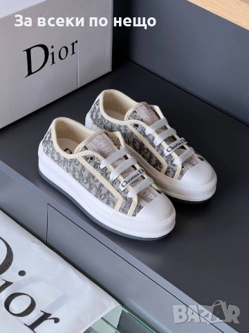 Christian Dior Дамски Маратонки👟Дамски Спортни Обувки👟Платненки Кристиян Диор - 3 Цвята Код SK1430, снимка 6 - Маратонки - 54453240