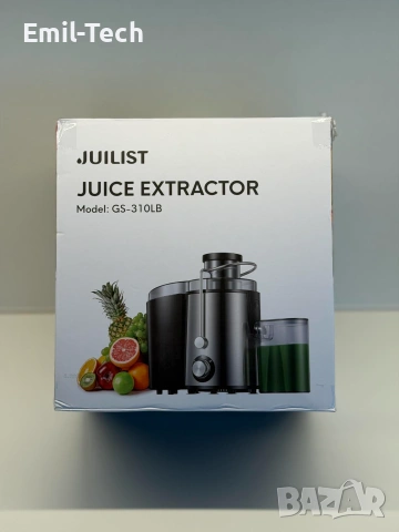 Сокоизстисквачка Juilist 800W, неръждаема стомана, 2 скорости, снимка 5 - Сокоизстисквачки и цитрус преси - 55225081