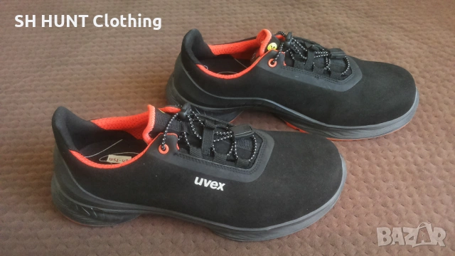 UVEX 68468 S2 Work Safety Shoes размер EUR 43 работни обувки с бомбе WS1-42, снимка 3 - Други - 54826727