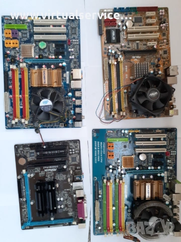 Ретро дънни платки socket 775