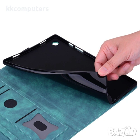 Xiaomi Redmi Pad 2 SE/Pad 2 9.7" калъф – PU кожа, цветя/котка, слотове, подставка, протектор, 4 цвят, снимка 9 - Калъфи, кейсове - 54627343