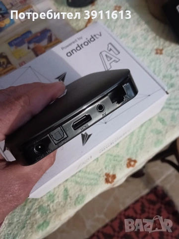 А1 android tv box, снимка 4 - Плейъри, домашно кино, прожектори - 54682592