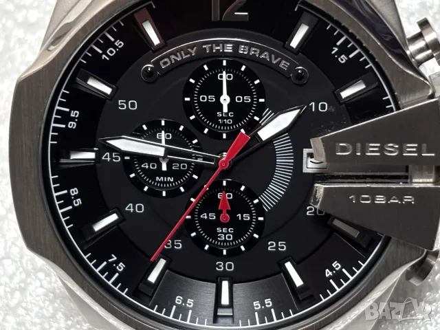 Мъжки часовник Diesel DZ4308 Mega Chief Chronograph, снимка 6 - Мъжки - 55559072