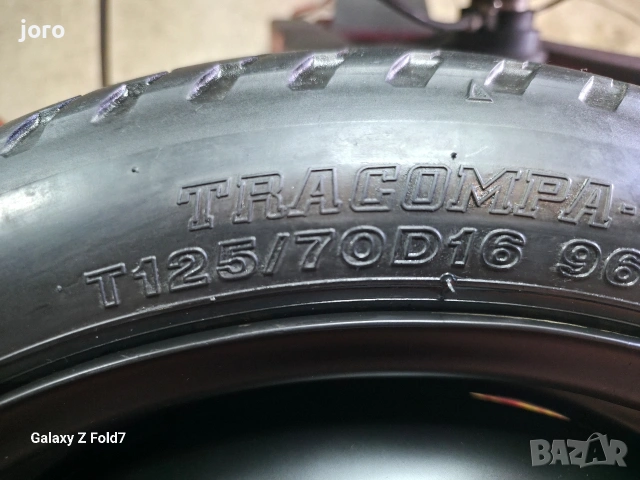 Патерица 16" Dacia 4×100/60.1 , снимка 2 - Гуми и джанти - 55159795