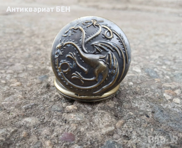 ДЖОБЕН ЧАСОВНИК С ДРАКОН – ВИНТИДЖ СТИЛ 💯, снимка 5 - Антикварни и старинни предмети - 54645792
