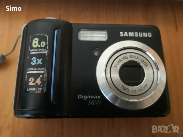 Фотоапарат Samsung digimax s600