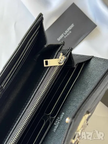 Saint Laurent Monogram Large Flap Wallet, снимка 9 - Портфейли, портмонета - 55417583