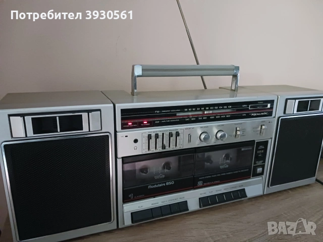 Boombox realistic modulaire 850 14-770, снимка 5 - Радиокасетофони, транзистори - 55178564