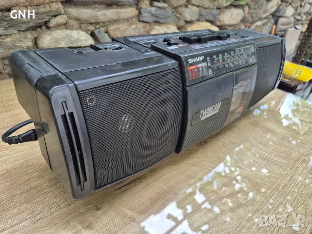 Радиокасетофон Sharp WQ-T221Z(BK), снимка 3 - Радиокасетофони, транзистори - 55191011