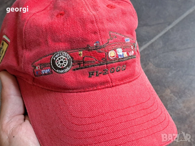 оригинална винтидж шапка Ferrari F1 - 2000 35/3, снимка 5 - Шапки - 54726465