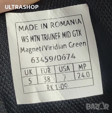 Дамски Туристически обувки SALEWA Mountain Trainer Mid GTX (Gore-Tex) – Размер 38, снимка 6 - Други - 55383373