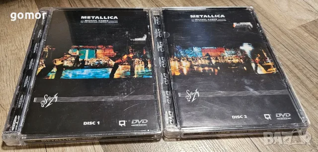 Metallica – S&M оригинален комплект 2 DVD с концерт и симфоничен оркестър, снимка 2 - CD дискове - 55564066