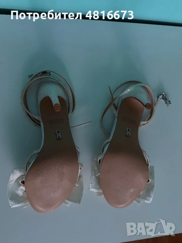 Steve Madden blyss ivory sandals , снимка 5 - Дамски обувки на ток - 54407811
