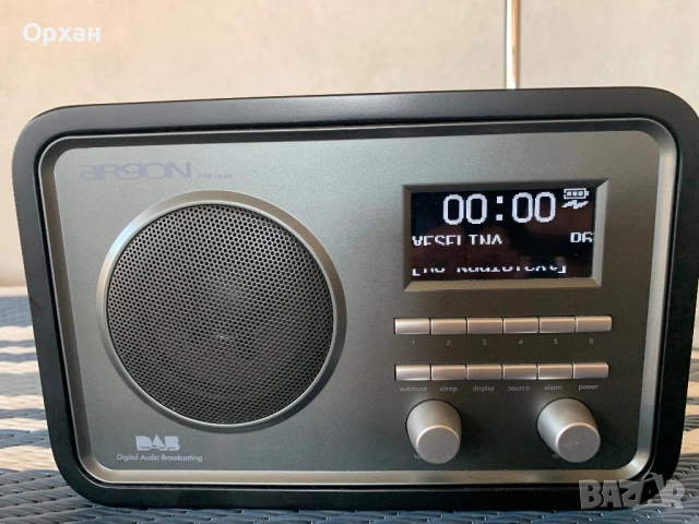 Преносимо дигитално радио Argon DAB 2batt (FM / DAB+ / Батерия) – Топ състояние!, снимка 2 - Аудиосистеми - 54717702